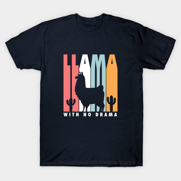 Llama with no drama T-Shirt by Vilmos Varga